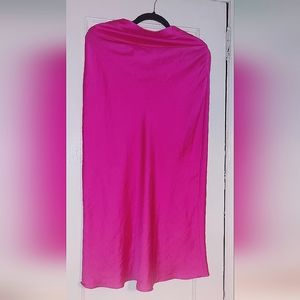 Free people midi high waist  slip skirt.